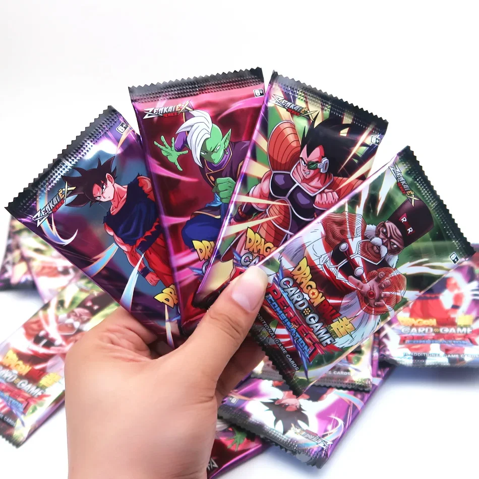 300pcs Dragon Ball Cards Shiny Son Goku Super Saiyan Series Signature Game Goku Classic Collection Toys Game Collection Card