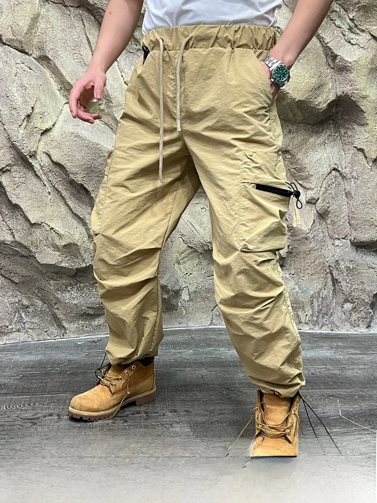 

Ультралегкие дышащие водонепроницаемые прямые брюки десантника Qui Dry High Street Faion, весенне-летние повседневные брюки