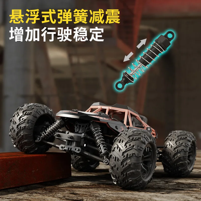 

High-Speed Off-Road RC Car Brushless Four-Wheel Drive Big Foot Modified Climbing Drifting Toy Remote Control Vehicle
