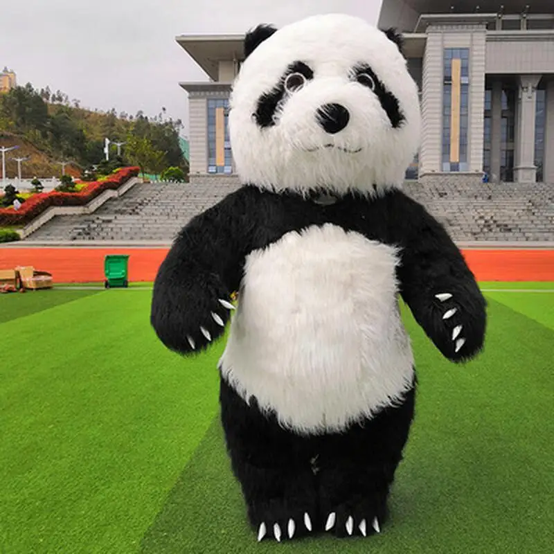 Inflatable Mascot Costume Panda Polar Bear for Advertising 2M Tall Customize for Adult Suitable Inflatable Costume Style