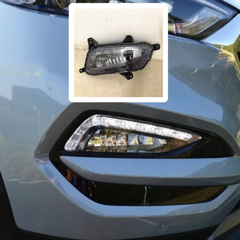 

Led Daytime Running Light Fog Lamp for Hyundai Tucson 2015 2016 2017 2018 Front Bumper Light