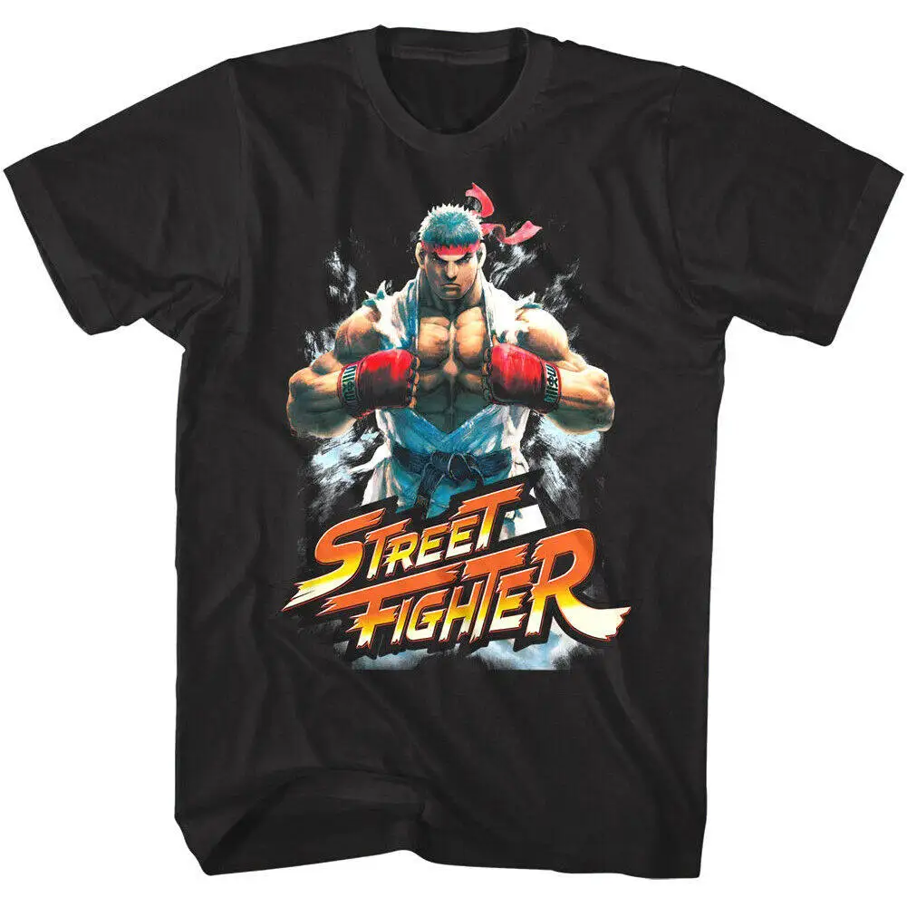 Street Fighter (1990s) - Champion Street Fighter Video Game Character Printable Men's Short-Sleeved T-Shirt view 5