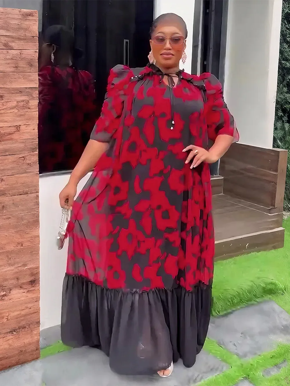 

African Dresses for Women Plus Size Africa Clothes Dashiki Ankara Outfits Gown Elegant Muslim Wedding Party Long Dress 2026