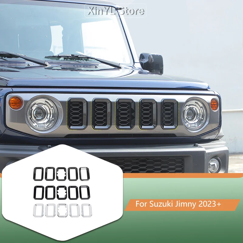 

Car ABS Grille Decorative Cover Stickers For Suzuki Jimny 2023 2024 2025 Up Car Accessories
