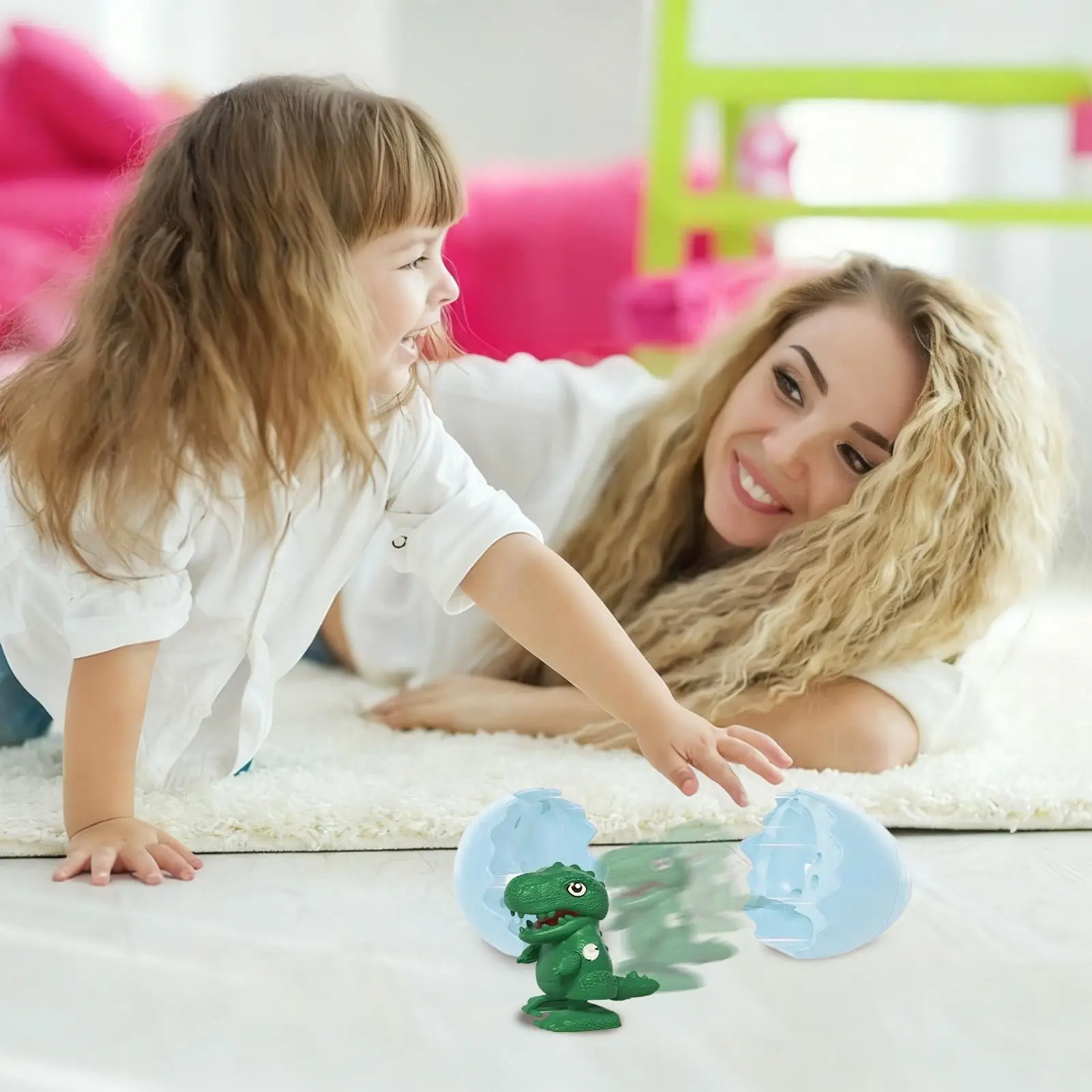 لعبة Windup التعليم المبكر لعبة تفاعلية للمشي والقفز على شكل حيوانات للأطفال الصغار في مرحلة ما قبل المدرسة وغرفة المعيشة في رياض الأطفال #4