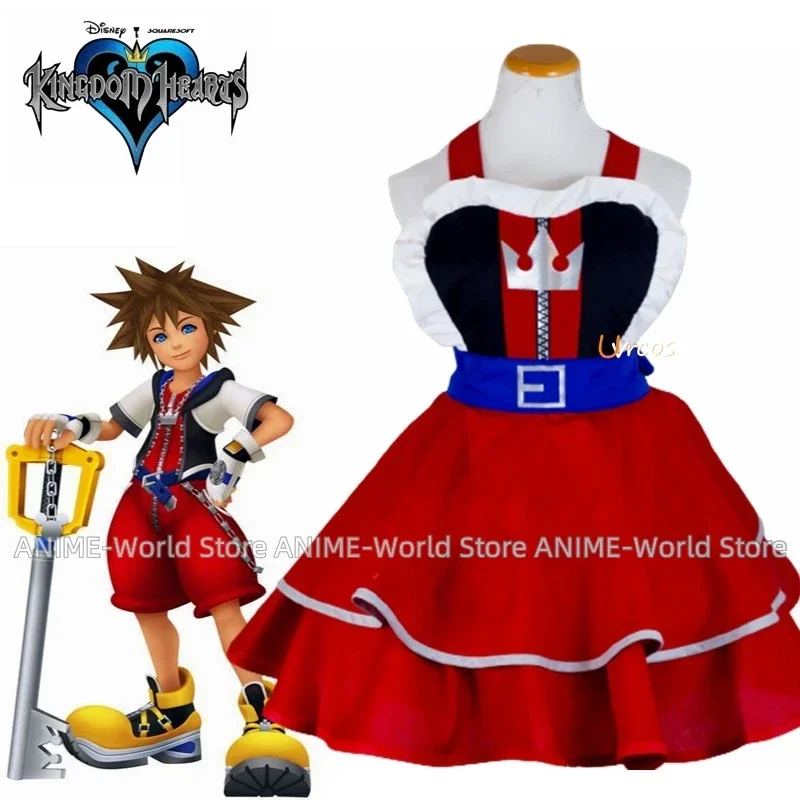 

Game Kingdom Hearts Sora Cosplay Costume Costume Lolita Kimono Dress Women Girls Outfits Halloween Gift