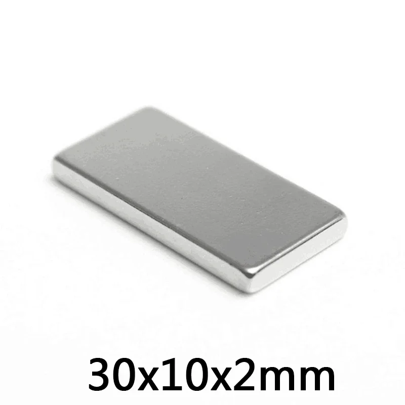 10/20/30 PCS 30x10x2 mm N35 Super Strong Block Neodymium Magnets Rare Earth Magnet 30mm x 10mm x 2 mm sheet magnet 30*10*2 mm