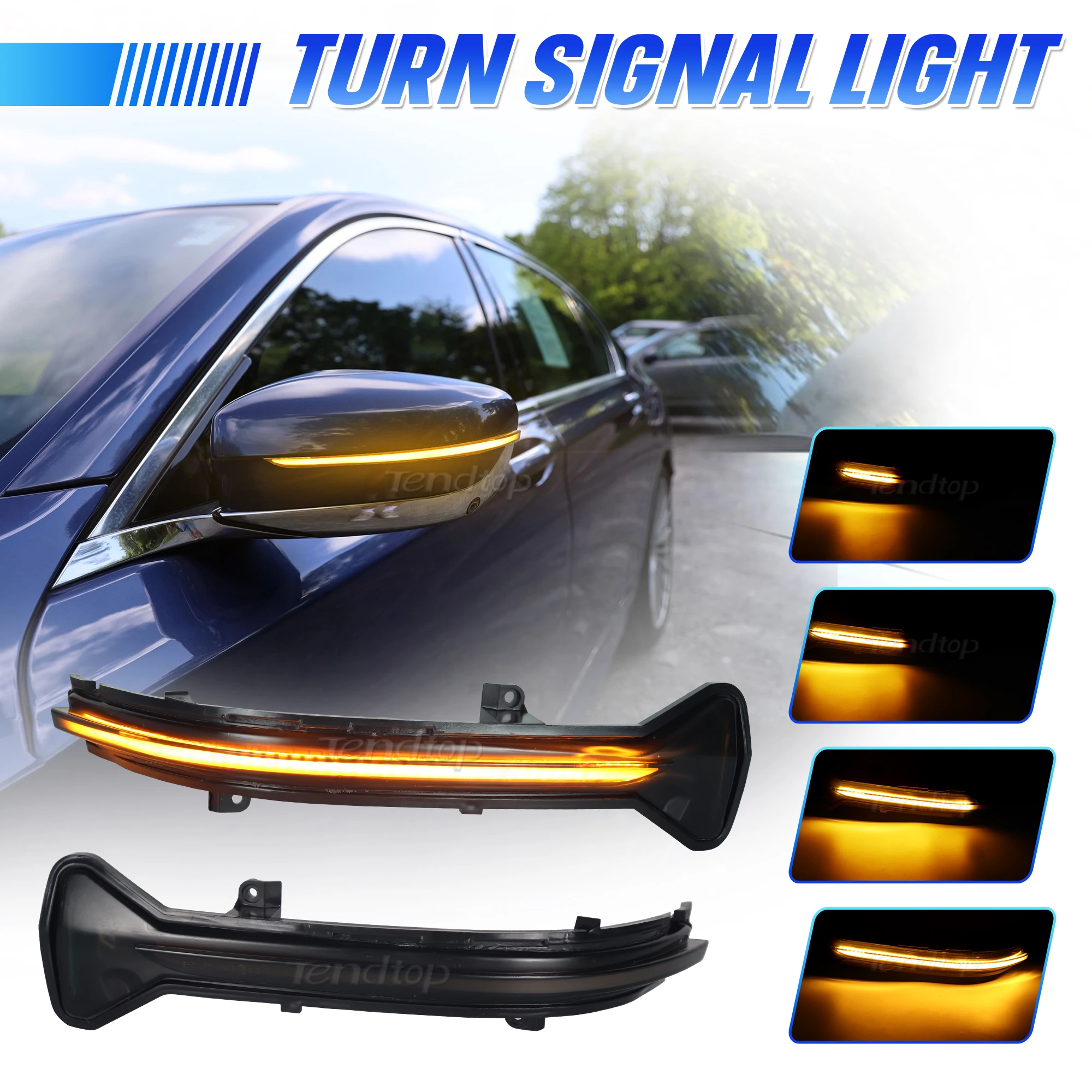 Led Side Mirror Turn Signal Lights Dynamic Side Mirror Blinker Sequential Lamp Aseembly for Bmw 5 6 7 8 3 Series G38 30 31 11 M5