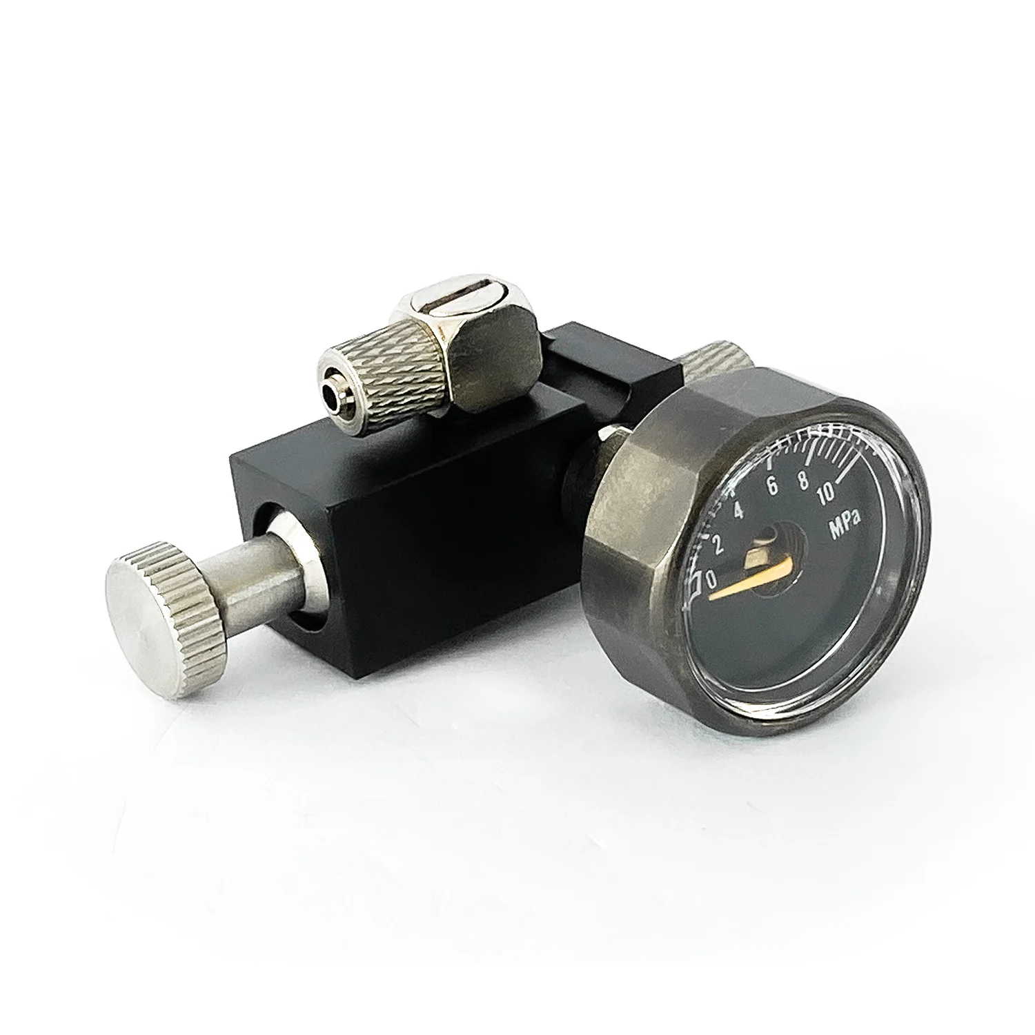 

CUT Pressure Regulating Valve 1/12 1/14 Hydraulic Radio Control Excavator Loader Dozer 3-9MPA Pressure Gauge TH20659