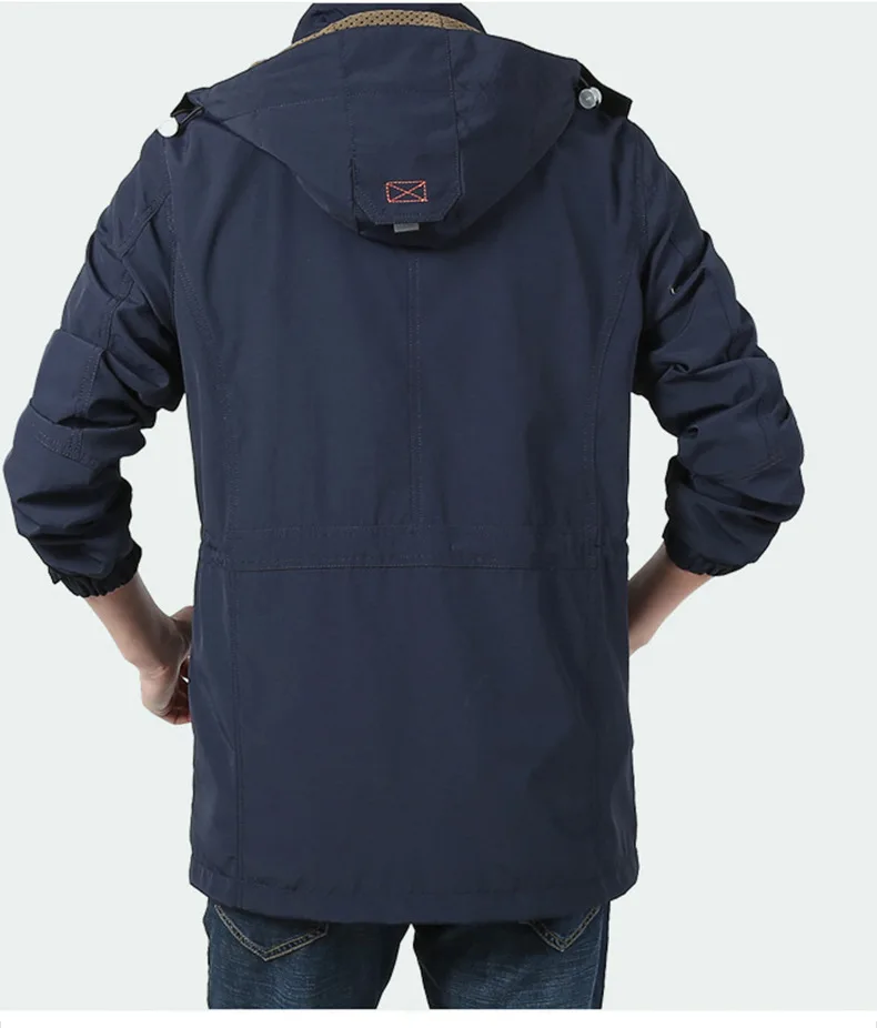 Winter and Autumn Outdoor Casual Windbreaker, Mid-aged Jacket with Added Insulation and Breathable Fabric, Men's Coat