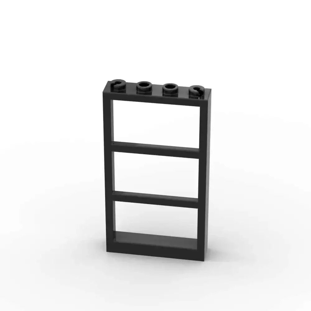 MOC 10 STKS Deel Bricks 57894 Venster 1x4x6 Bouwstenen Onderdelen Set Met 3 Panes Huis Monteren DIY Speelgoed Kinderen Verjaardagscadeautjes