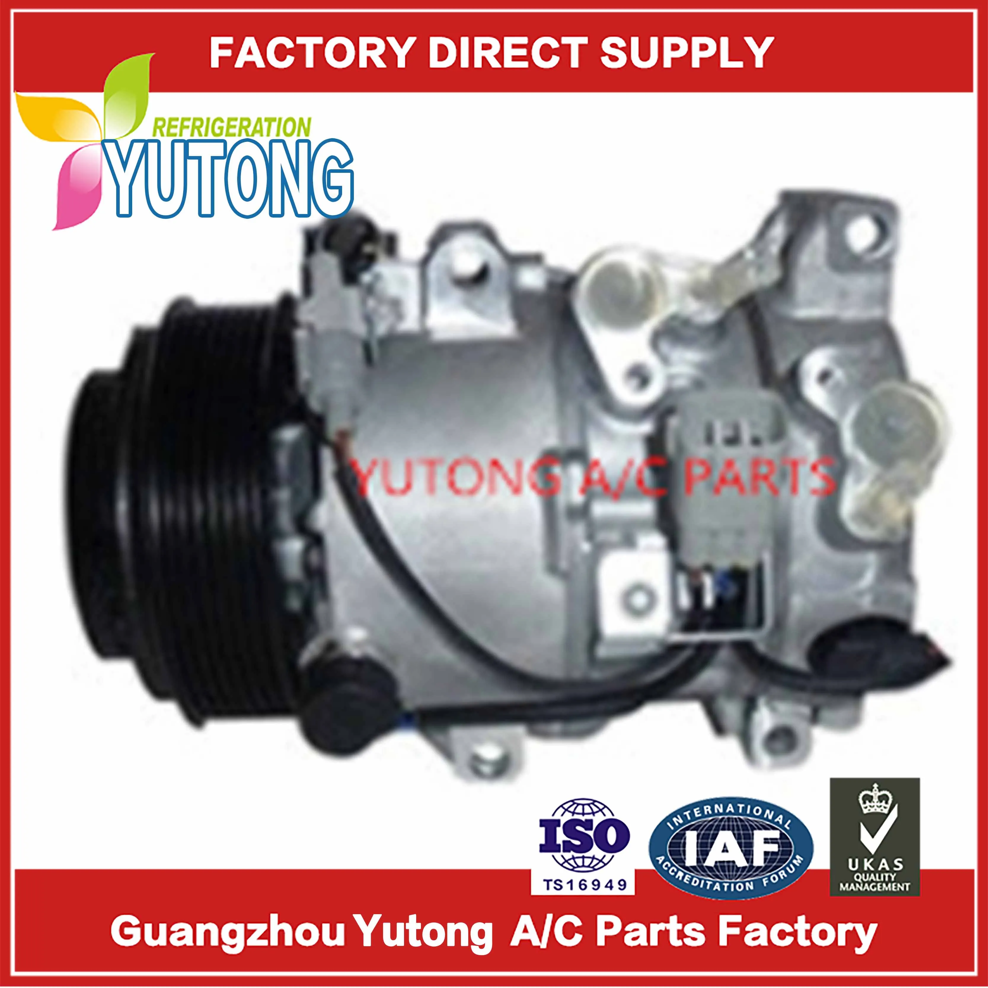 

6SES14C AC Compressor For Audi 8T0260805B 8T0260805G 8T0260805E 8T0260805H 447150606 4471504301 447150719 5447150719 4471504292