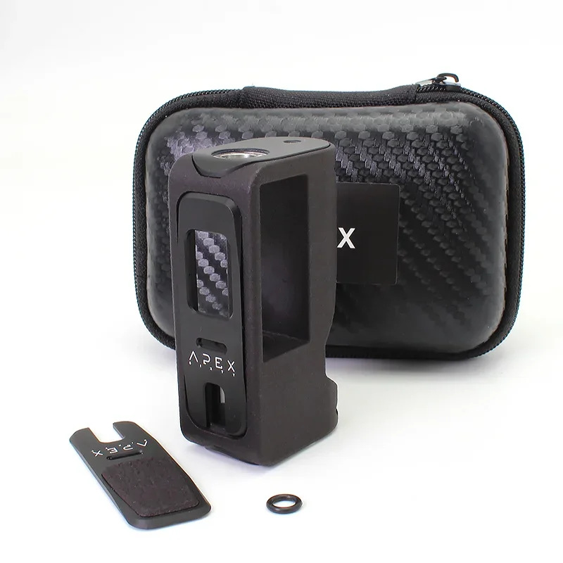 

SXK Style Apex Sixty Full Black Boro Mod by Apex Vape PA12 Material 60W Chipset for Billet Box Boro Tank RBA Mini Size Ecig Mods