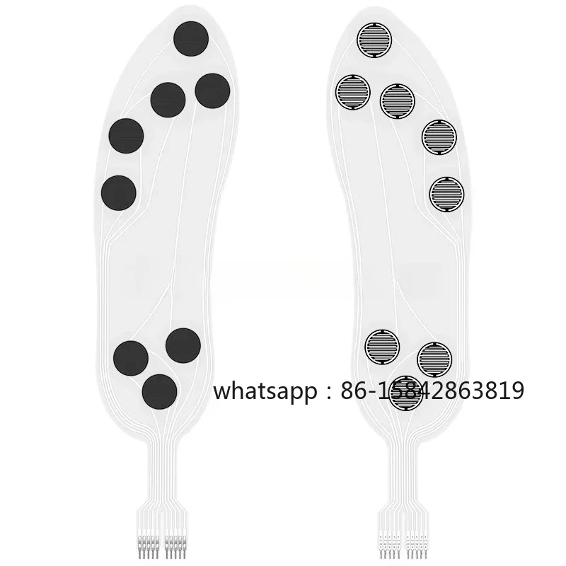 Flexible Film Pressure Sensor Intelligent Insole Pressure-sensitive Resistor Multi-point Sensing