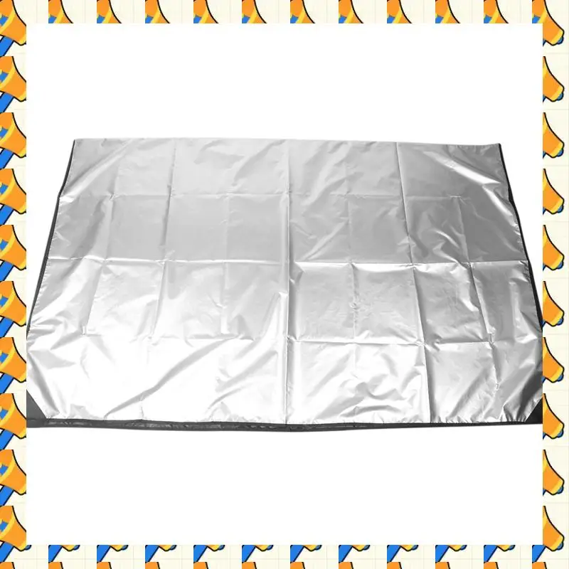 ABYB Drum Set Cover - Premium Black Waterproof 420D Oxford Fabric With Silver Coating - Anti UV-Rays Protects From The Sun