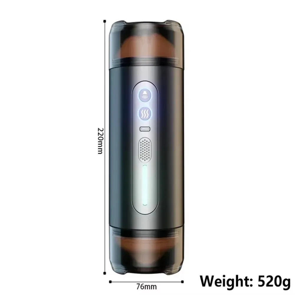 Male Masturbator Toys Automatic Masturbation Cup For Men Deep Throat Realistic Oral Vagina Blowjob Heating Vibrating Sex Machine