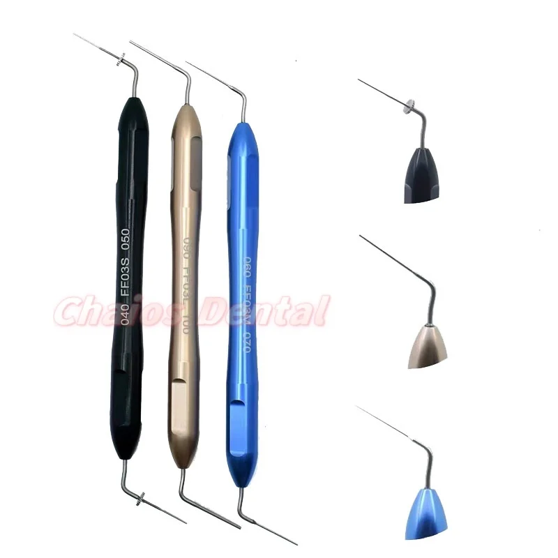 3Pcs/Set Dental Endodontic Hand Plugger Niti Tip Teeth Root Canal Filling Vertical Pressurizer Dentist Endo Tools Instrument