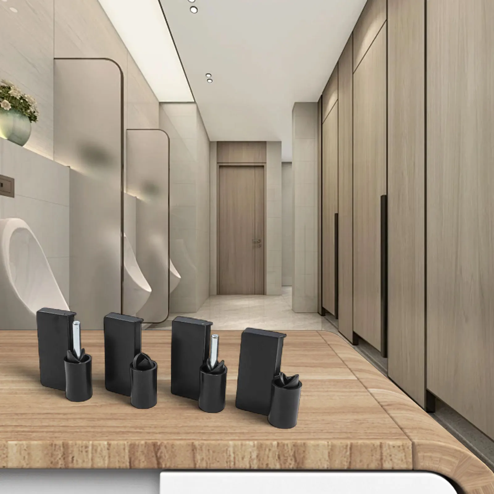 

Home Improvement Partition Accessories Hinge Door Hardware Door Hinge For Public Toilet 1pc Accessories Useful