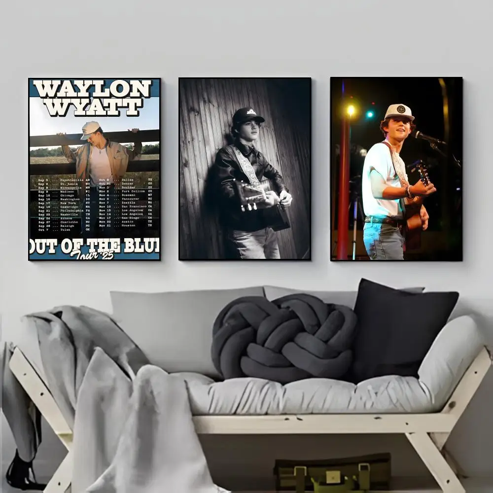 Streetwise Authentic American Rapper W-Waylon W-Wyatt Poster Poster HD  Waterproof Wall Sticker Bar Living Room Decor Gift