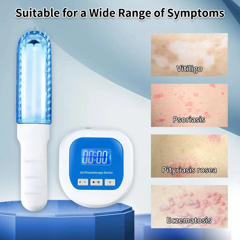 

311nm Narrowband UVB Phototherapy Device-Phi Light Source for Effective Vitiligo and Psoriasis Treatment at Home