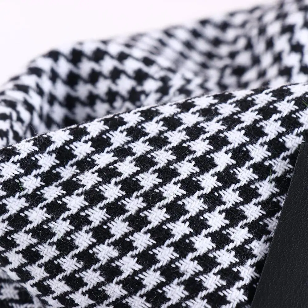Warm Plaid All-match Little Fragrant Style Winter British Style Autumn Korean Style Hat Houndstooth Painter Hat Women Berets