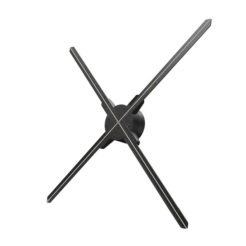 3D Holographic Display Fan Wall Mounted Floor Stand Advertising Equipment Solution