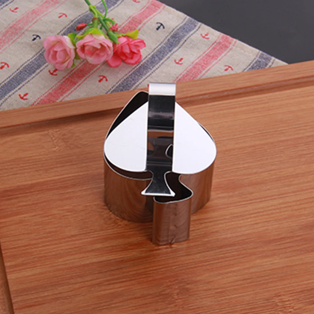 

Stainless Steel Baking Molds Cookie Cutters Sushi Mold With Pusher Diy Heart Poker Shape Easy Clean For Cakes Biscuits