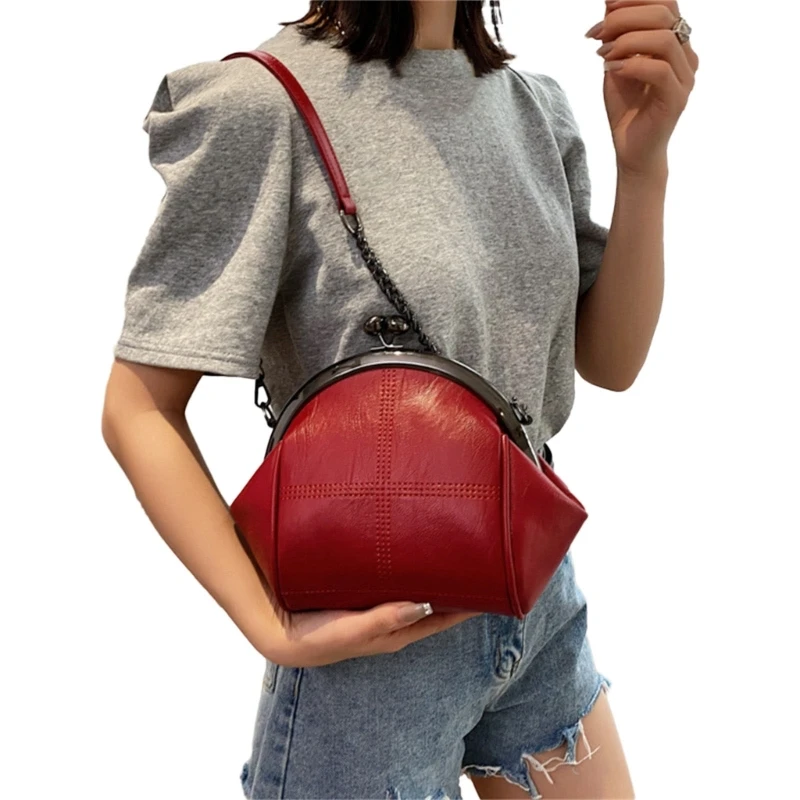 E74B Fashion and Long lasting Crossbody Bag PU Shoulder Bags for Fashionable Individuals