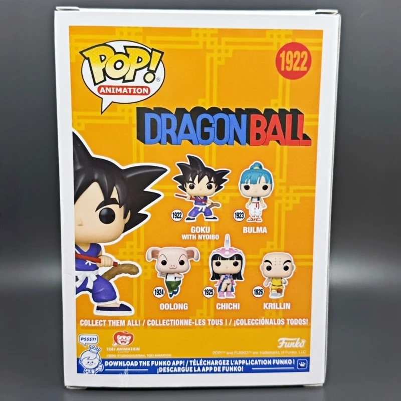 Goku with Nyoibo #1922 Funko Pop! Original Dragon Ball Vinyl Figure Desktop Ornament Toy Anime Collectible Model Gift for Fans - view 3