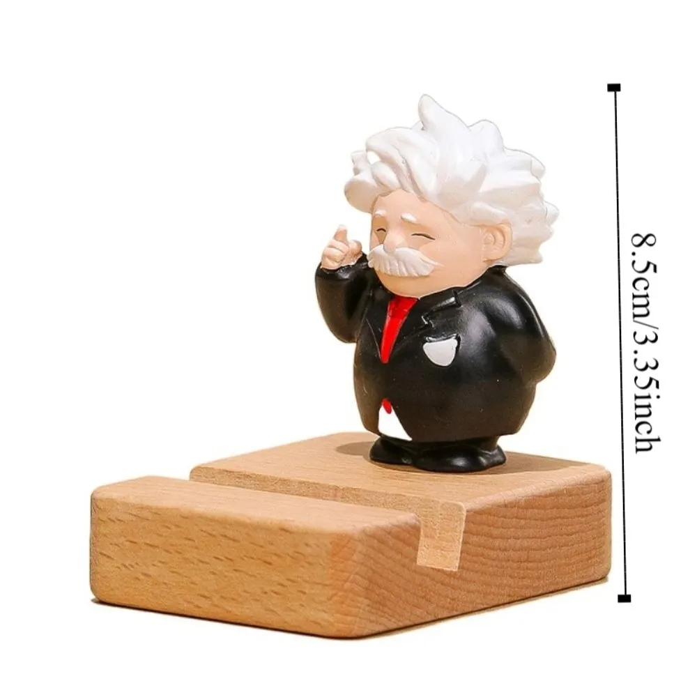 Resin Funny Doll Phone Stand Aesthetic Anti-slip Chinese Style Mobile Phone Holder Multi-functional DIY Crafts