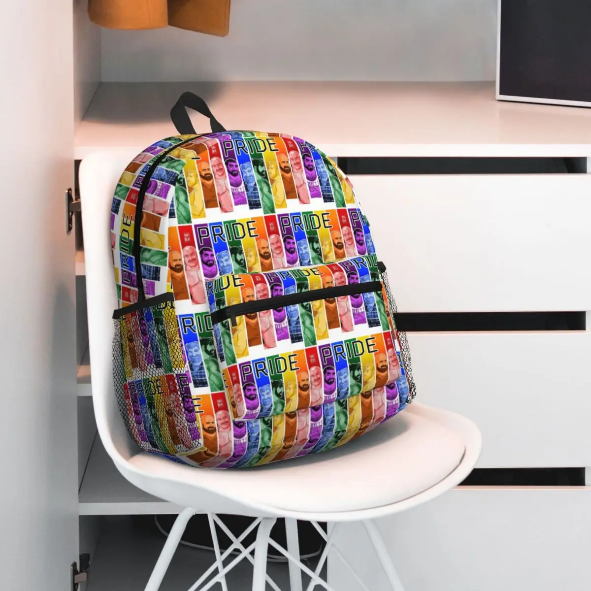 

Gay Pride Photographic Lgbt Backpack Student BookBag Kids School Bag Laptop Shoulder Bags for Boys Girls