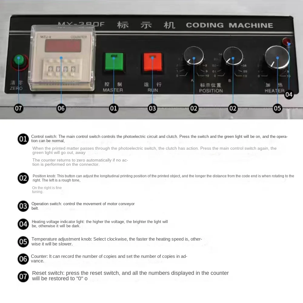 Imagem -04 - Mesin Pengkode Gulungan Tinta Terus Mentalism Printer Kartu Mesin Tanggal Produtos Coreia