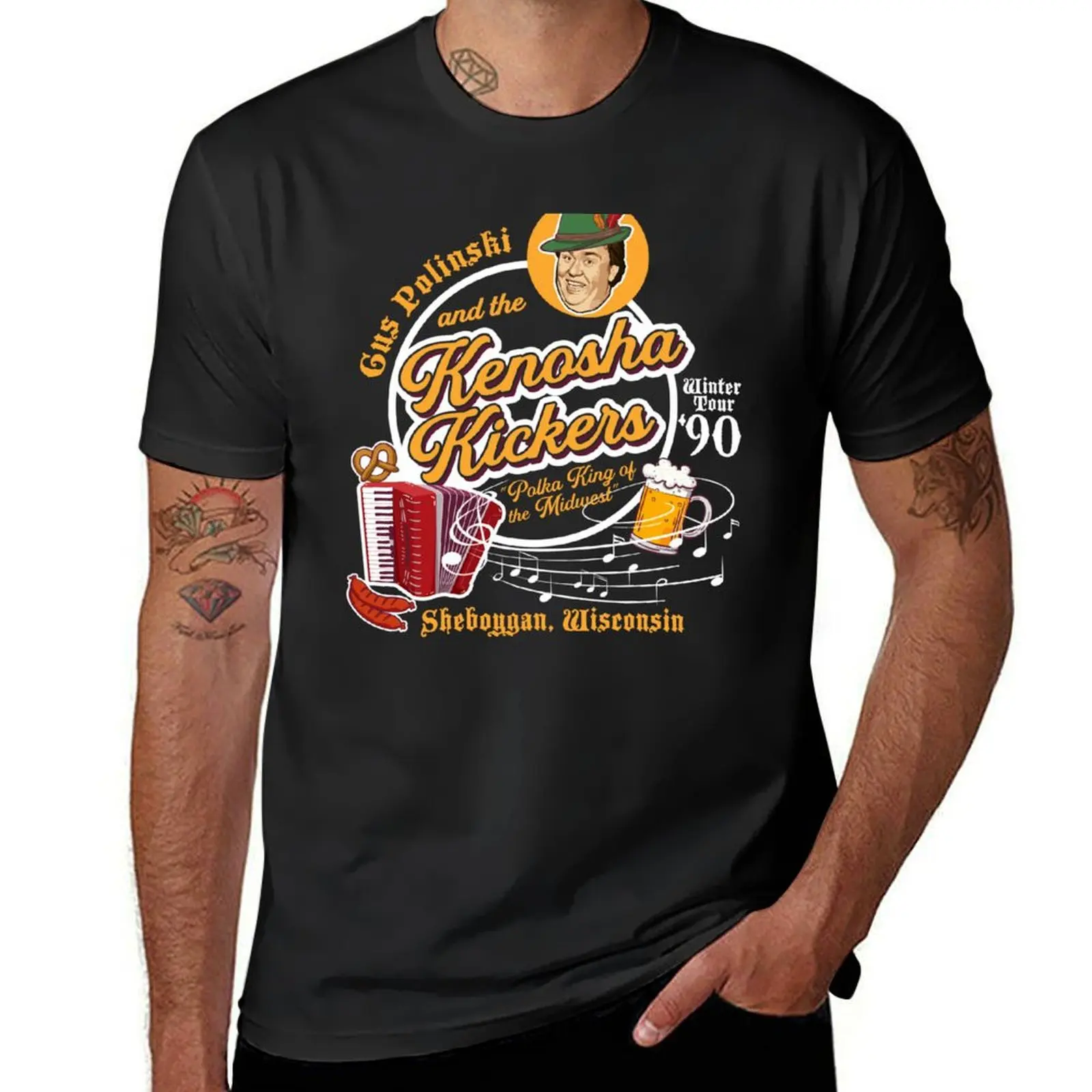 Gus Polinski and the Kenosha Kickers T-Shirt Blouse for a boy korean fashion tshirts for men