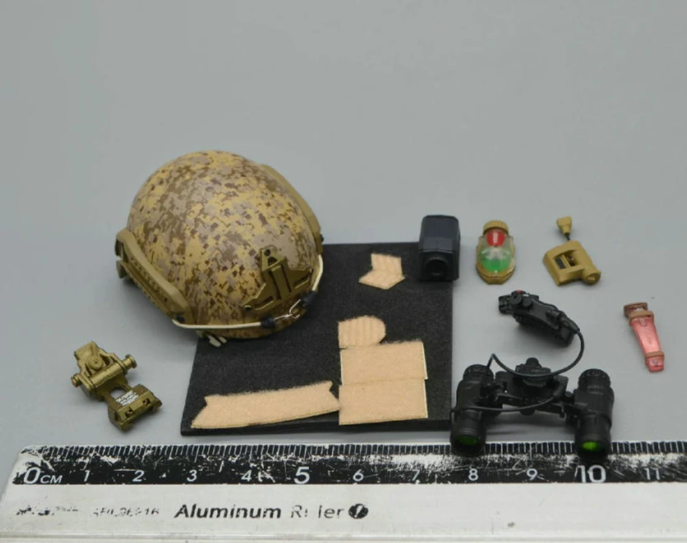 

Шлем оператора команды по борьбе с химическими, биологическими, радиологическими и биотехнологическими (ХБРБ) угрозами Easy&Simple 1/6 ES 26054C для 12-дюймовых фигурок с комплектом ночного видения