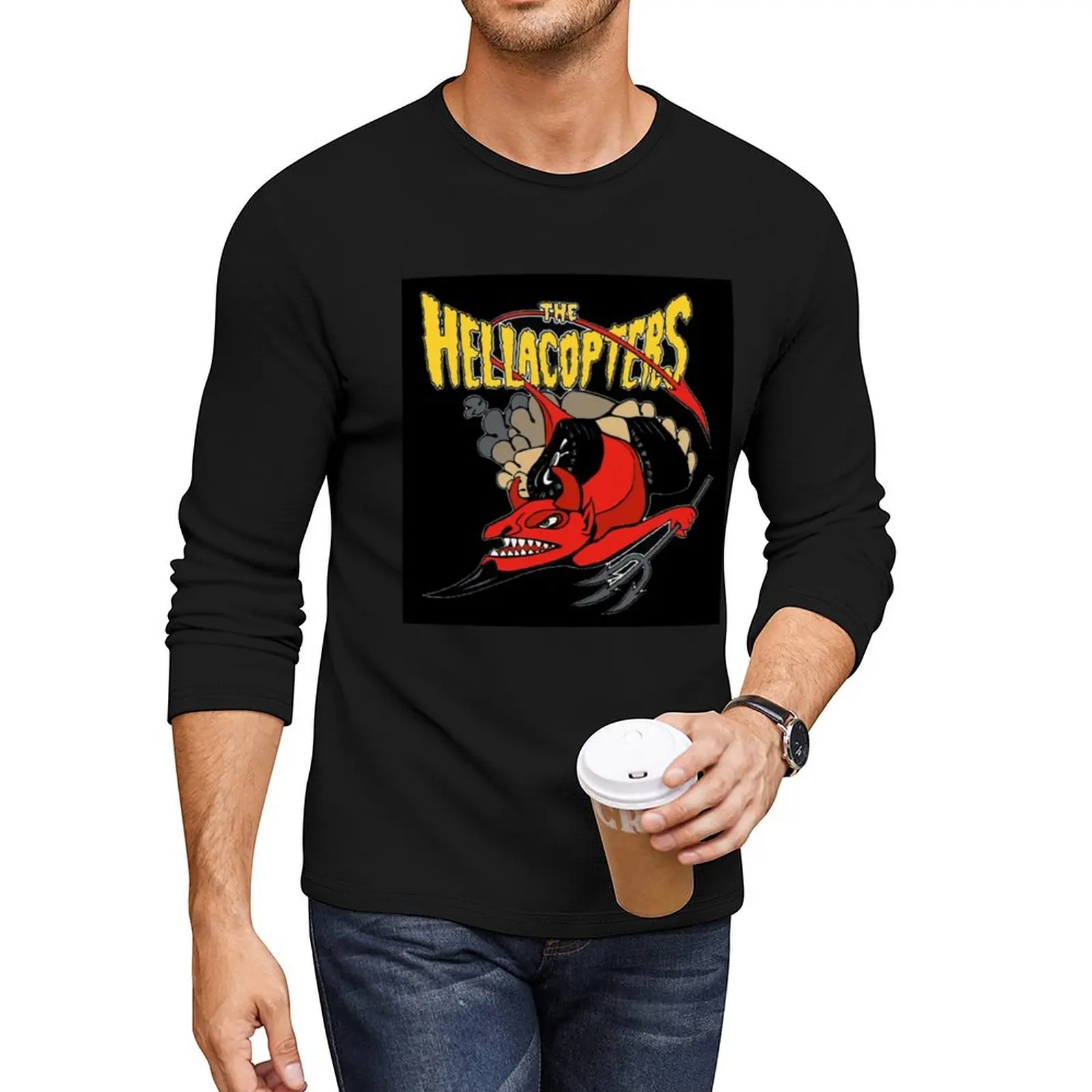 

The Hellacopters Long T-Shirt sweat shirt mens t shirts casual stylish