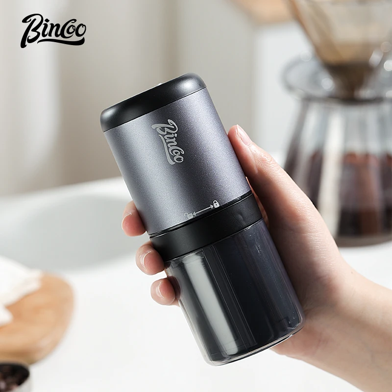 Bincoo Electric Bean Coffee Grinder Cnc420 Steel Core Coffee Bean Coffee Grinder Small Household Portable Coffee Grinder