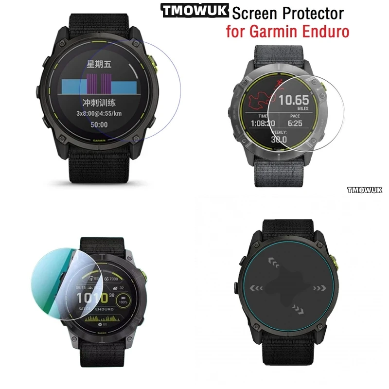 

​​For Garmin Enduro 2 3 Enduro2 Enduro3 Full Coverage Watch Glass Protector - Tempered Film 9H Anti-Scratch​​