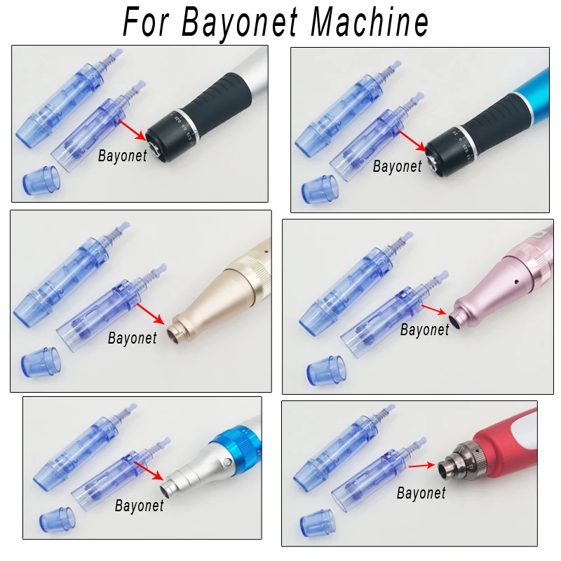 10/50/100pcs Electric Derma Pen Needle 9/ 12/ 24/ 36/ 42/ Nano Pin Tattoo Micro Needles Cartridges Bayonet For Dr.pen Ultima A1