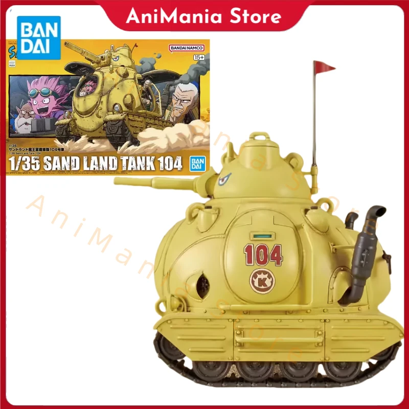 

Bandai Original Anime 1/35 SAND LAND TANK 104 Action Figure Assembly Model Toys Collectible Model Ornaments Gifts For Children