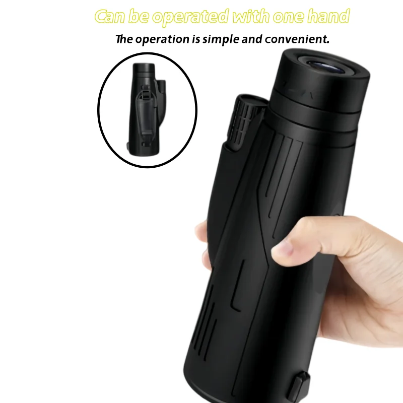 12x50 Monocular Telescope Handheld and Portable with Wrist Strap High-Definition Zoom Telescope Suitable for Camping