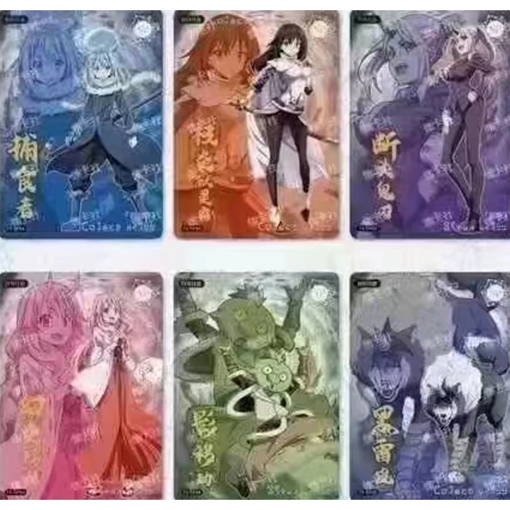 New Anime I Got Reincarnated As A Slime Card Limited Edition Mulu Shizu Milim Shion Anime Character Collectible Card Toys Gifts