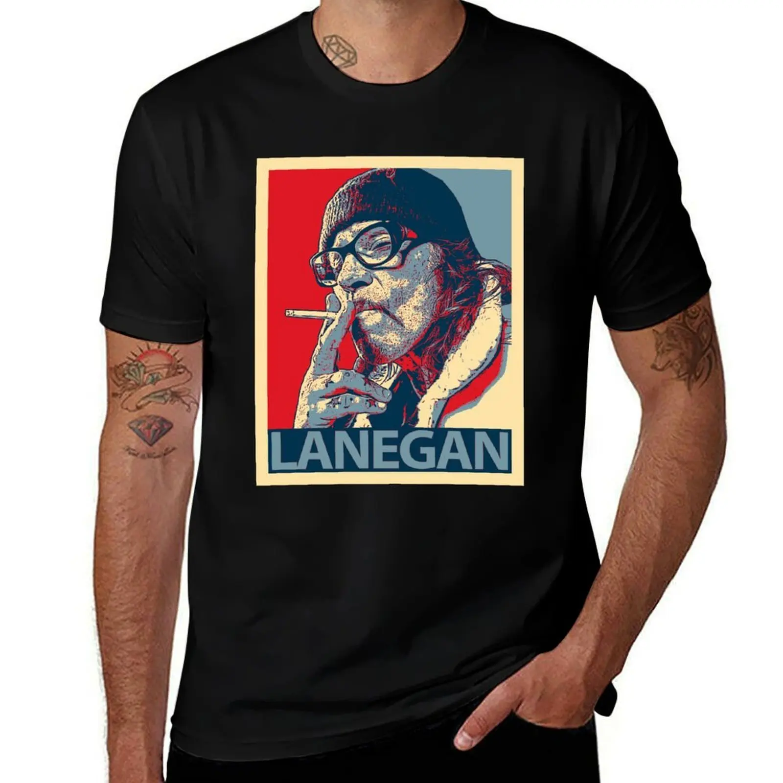 

Mark Lanegan trending design T-Shirt Casual Trendy Short Sleeve T-Shirt