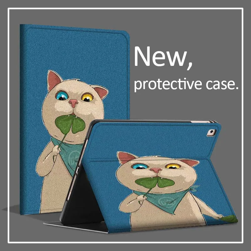 

Бандана с изображением кошачьей клевера для Huawei MatePad 5, 10, 11, 13, 3, X9a X8a V7 6, 11,5, 13,3, защитный чехол для планшета