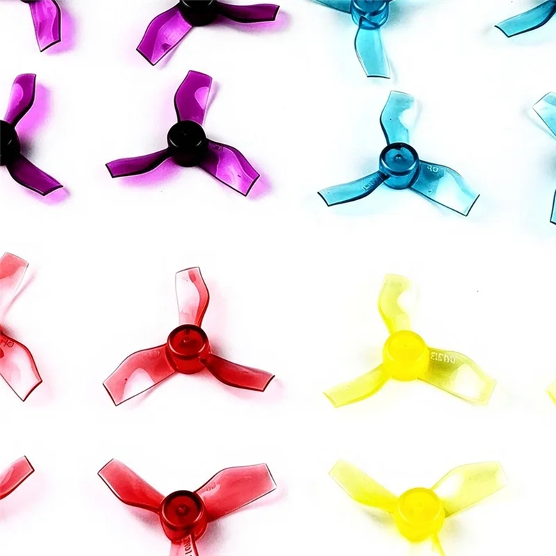 Gemfan 31mm 1219 Micro Whoop Propeller 12 Pairs, Random Color, Compatible with 1103-1105 Motors