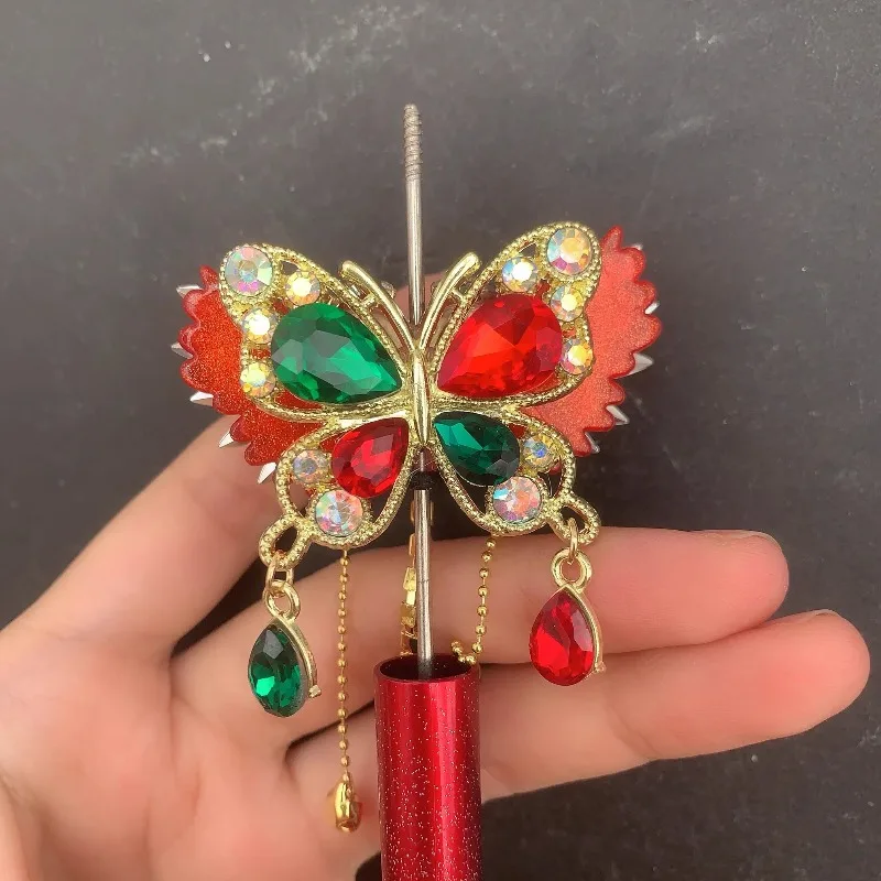 Fancy Beads Hand MadeIns Handmade New Christmas Color Fancy Beads Moe Bead Pen Diy Nepalese Pottery Mud Beads Snowflake Butterfl