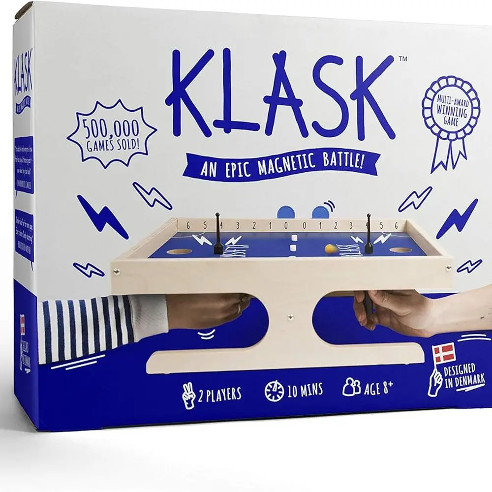 

The Exciting Mix of Air Hockey, Table Football and Magnets, Black