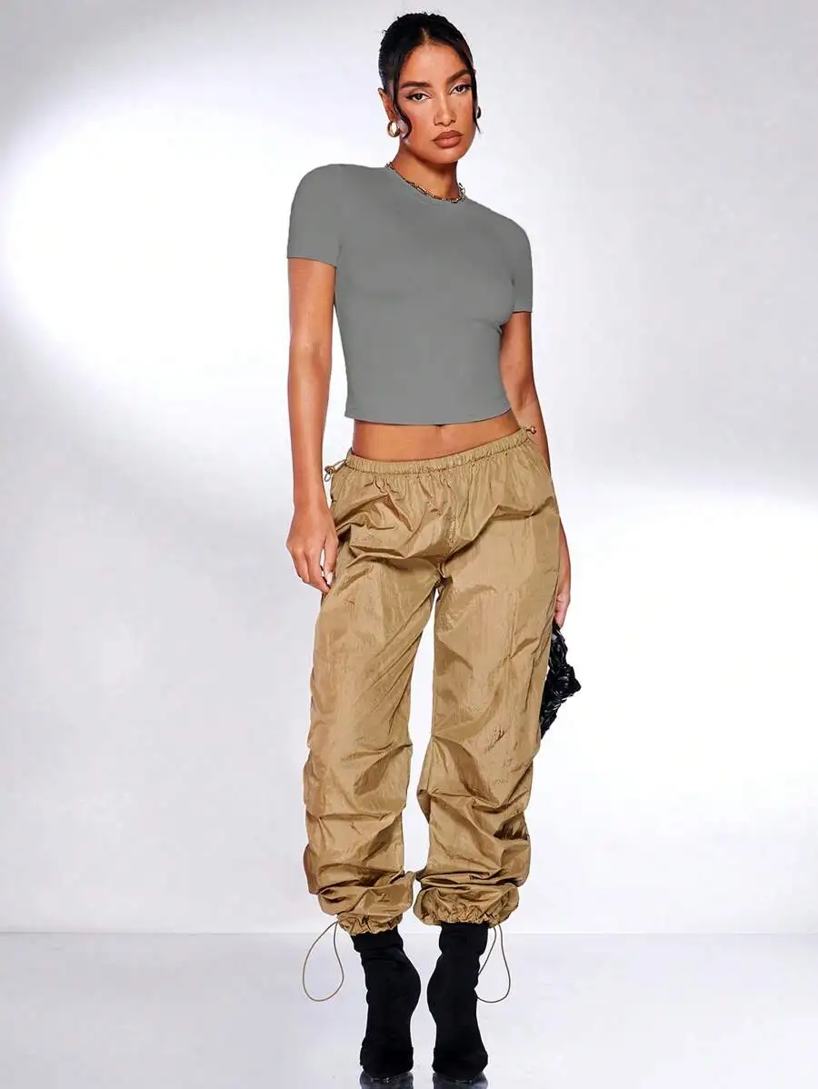 Silquee Camiseta ajustada sólida