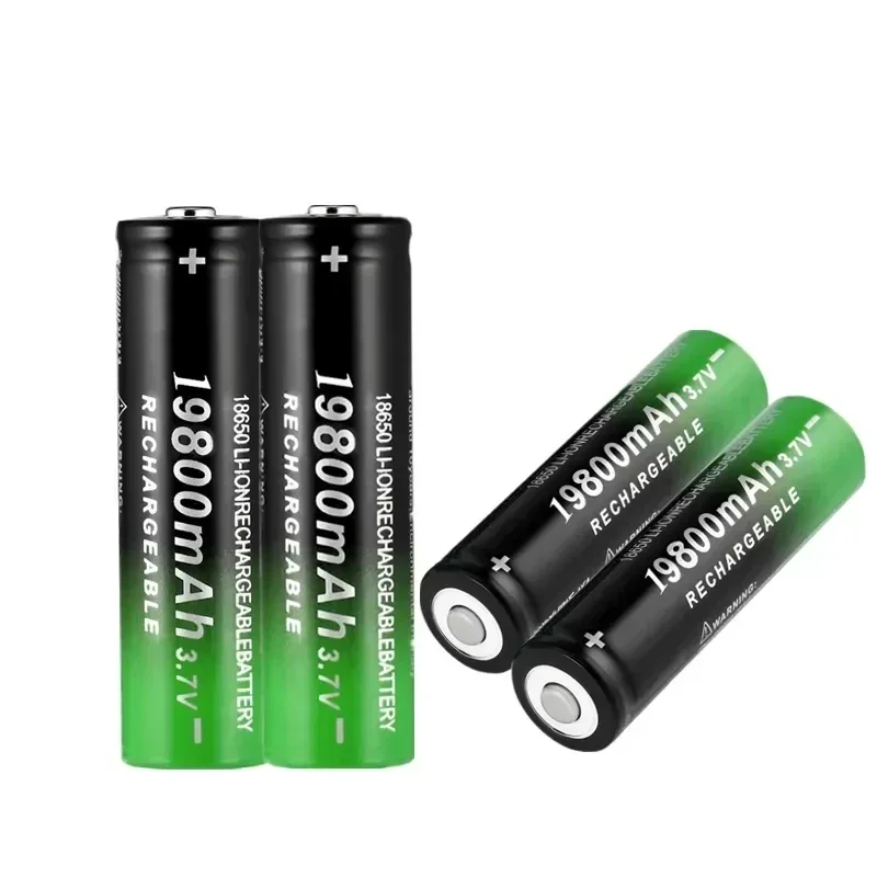 Bateria litowa Latarka Akumulator 18650 3,7 V 19800 Mah Ładowarka USB