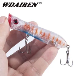 1 Pc Topwater Popper Plastic Wobblers Fishing Lure 8cm 11g Swimbait Artificial Hard Bait for Bass Pike Crankbaits Fishing Tackle
