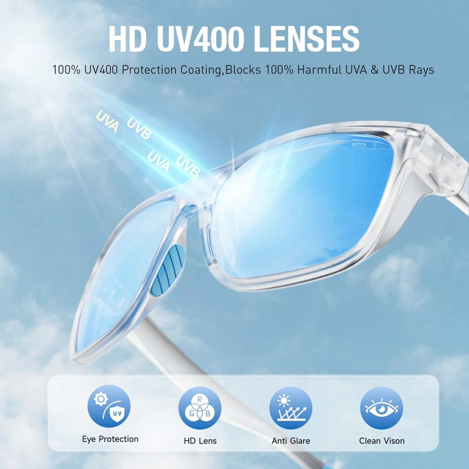 

Eyewear Factory Gradient Fashionable Outdoor Climbing Sunglasses Anti-glare Polarized Fishing Sunglasses